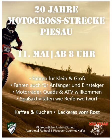 Eröffnung Motocross-Strecke