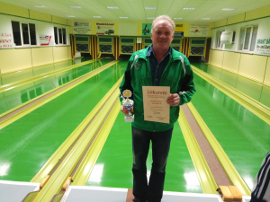 Jens Fleischhauer Kreiseinzelmeister 2017 Senioren A in SON im Kegeln